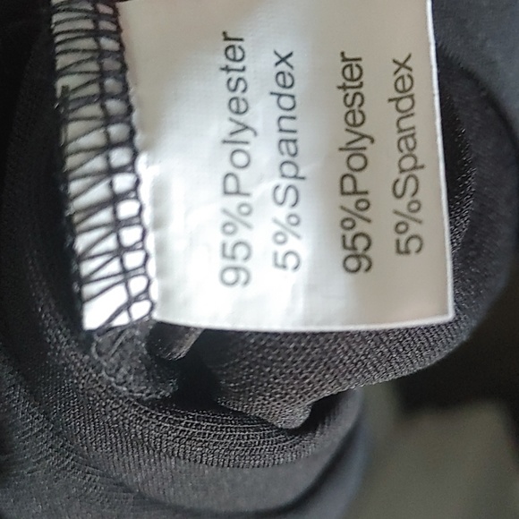 Grace Karin Classic Black V-Neck Sleeveless Midi Dress sz 20W Fit & Flare Plus - Picture 6 of 6